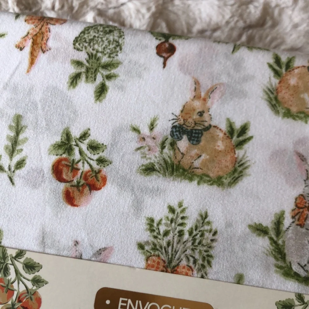 Envogue Botanical Bunny Rabbit QUEEN Sheet Set